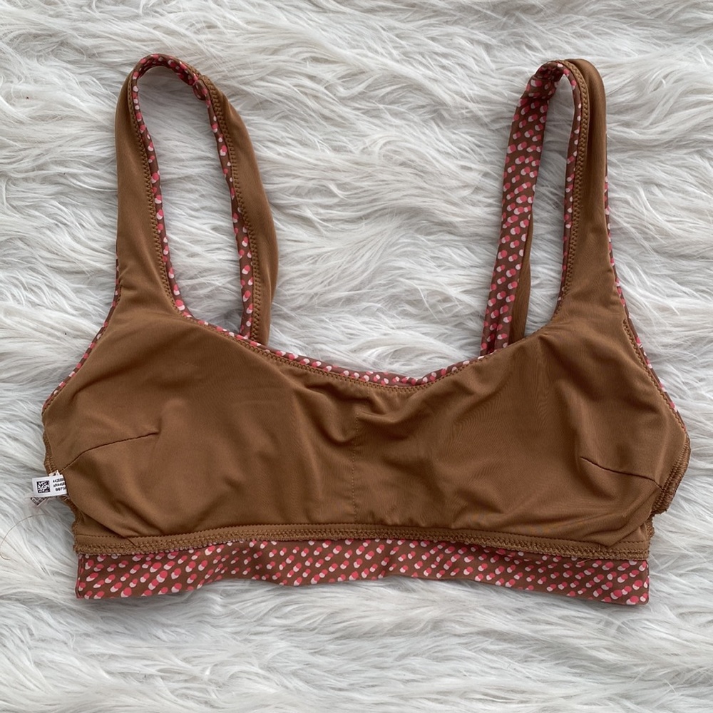 Aerie | Polka Dot Wide Strap Scoop Bikini Top - Picture 10 of 11